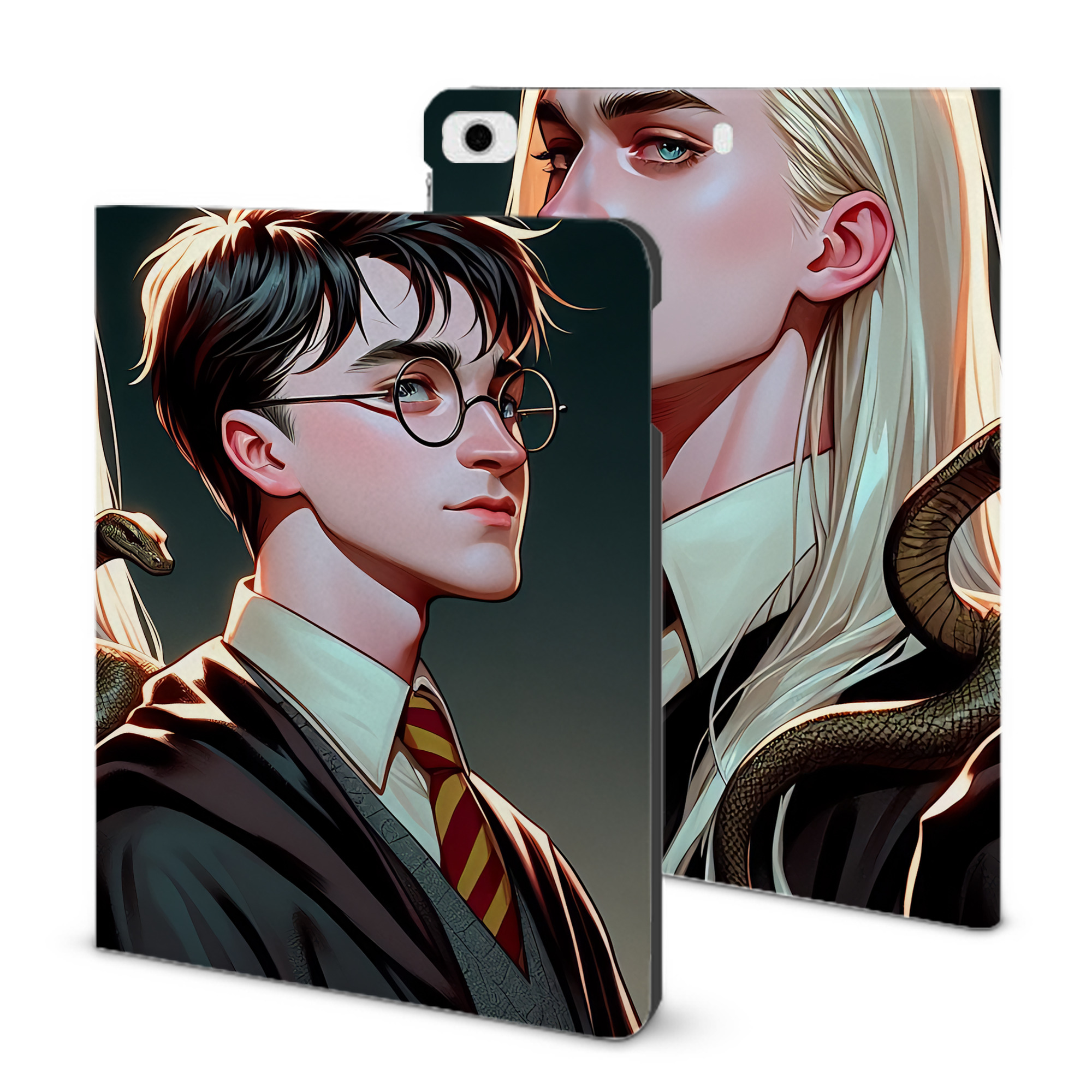 （画像用） Harry Potter ハリー・ポッターシリーズ IPad ケース ブック型 PUレザー TPU 耐衝撃 軽量 薄型 ペン収納なし 全面保護 IPad 各モデル対応